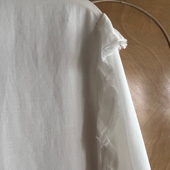 Cloth & Stone for Anthropologie NEW M white blouse - Picture 3 of 11